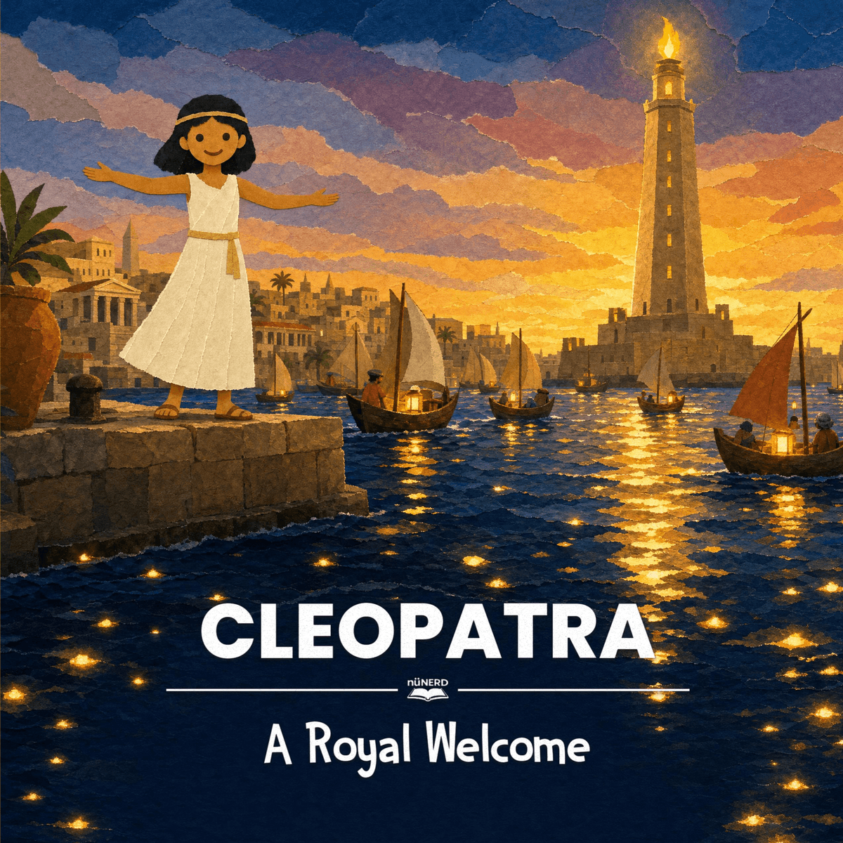 Cover of Cleopatra: A Royal Welcome, for ages 0–4