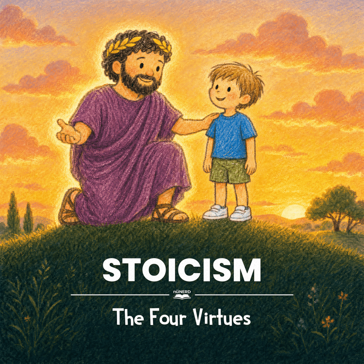 Cover of Stoicism: The Four Virtues, for ages 3–7